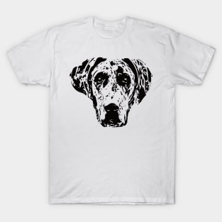 Great Dane Face Design - A Dane Christmas Gift T-Shirt